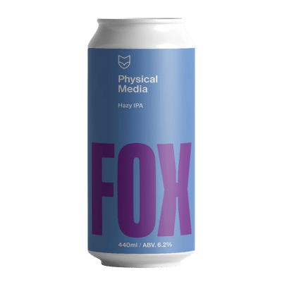 Fox Friday Physical Media Hazy IPA 440ml Can Craft Beer Fox Friday Craft Brewery