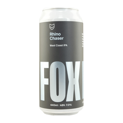 Fox Friday Rhino Chaser West Coast IPA 440ml Can Craft Beer Fox Friday Craft Brewery