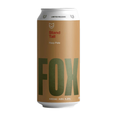Fox Friday Stand Tall Hazy Pale Ale 440ml Can Craft Beer Fox Friday Craft Brewery
