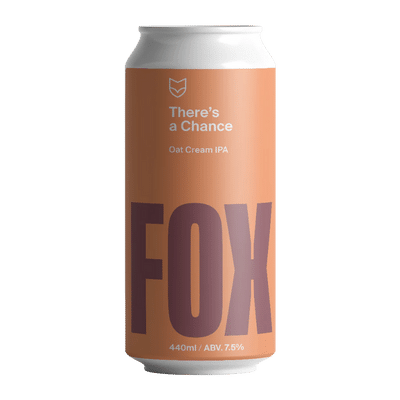 Fox Friday There's A Chance Oat Cream IPA 440ml Can Craft Beer Fox Friday Craft Brewery