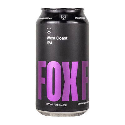 Fox Friday West Coast IPA 375ml Can Craft Beer Fox Friday Craft Brewery