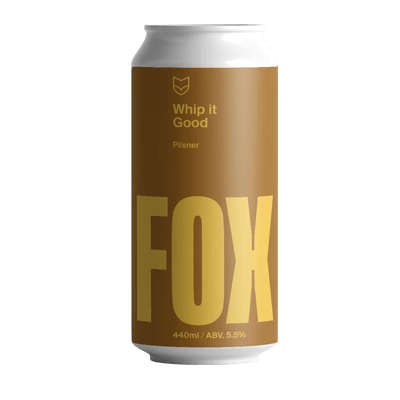 Fox Friday Whip It Good 2 Pilsner 440ml Can Craft Beer Fox Friday Craft Brewery