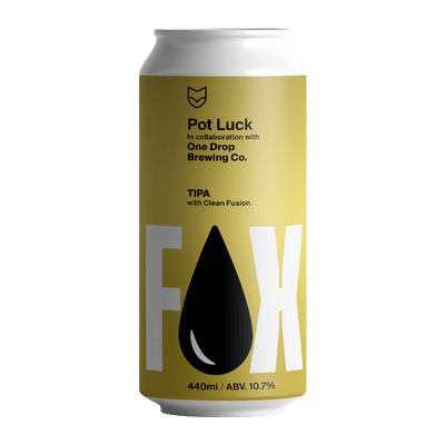 Fox Friday x One Drop Pot Luck Triple Hazy IPA  440ml Can Craft Beer Fox Friday Craft Brewery