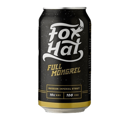 Fox Hat Full Mongrel Russian Imperial Stout Craft Beer Fox Hat Brewing Co.