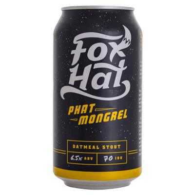Fox Hat Phat Mongrel Stout Craft Beer Fox Hat Brewing Co.