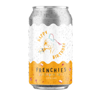 Frenchies 5th Birthday Beer DIPA Oak 330ml Can Craft Beer Frenchies