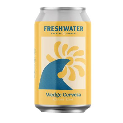 Freshwater Wedge Cerveza Lager 375ml Can Craft Beer Freshwater