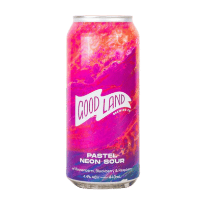 Good Land Pastel Neon Boysenberry, Blackberry & Raspberry Sour 440ml Can Craft Beer Good Land Brewing Co