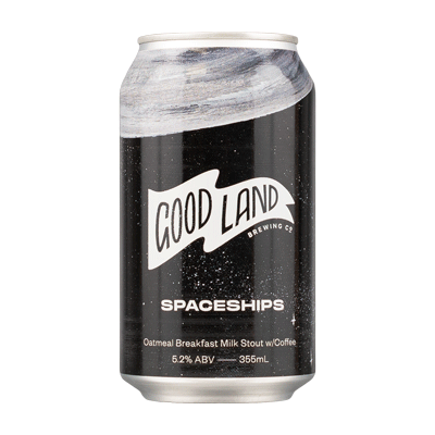 Good Land Spaceships Oatmeal & Coffee Breakfast Stout 355ml Can Craft Beer Good Land Brewing Co