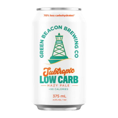 Green Beacon Subtropic Low Carb Hazy Pale 375ml Can Craft Beer Green Beacon Brewing Co