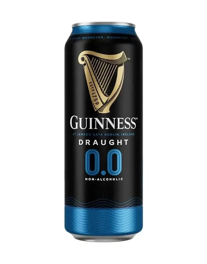 Guinness 0.0 Non-Alcoholic Stout Single Sans Drinks Bundle Guinness