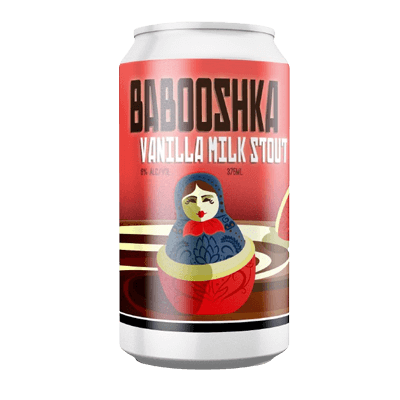 Hargreaves Hill Babooshka Vanilla Milk Stout 375ml Can Craft Beer Hargreaves Hill Brewing Company