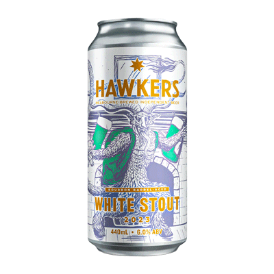 Hawkers Bourbon Barrel Aged White Stout 2023 Craft Beer Hawkers Beer