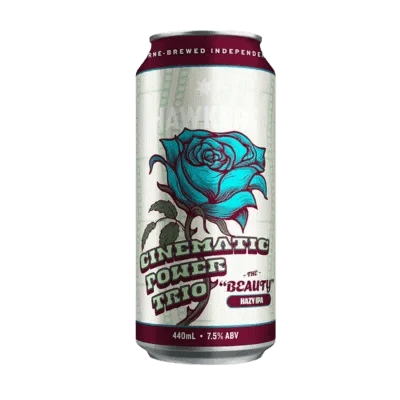 Hawkers Cinematic Power Trio The Beauty Hazy IPA 440ml Can Craft Beer Hawkers