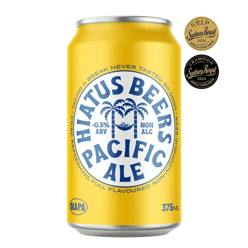 Hiatus Beers Non-Alcoholic Pacific Ale Single Sans Drinks Bundle Hiatus Beers