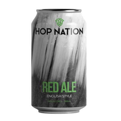 Hop Nation English Style Red Ale 355ml Can Hop Nation Brewing Co