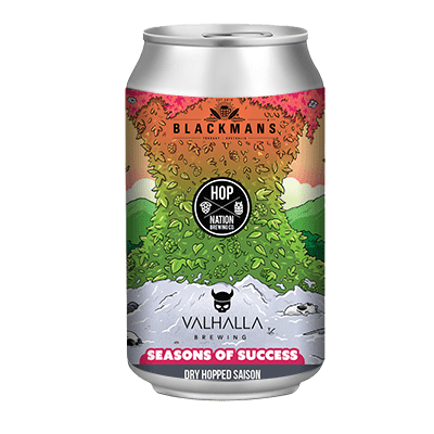 Hop Nation x Valhalla x Blackman's Seasons of Success Saison 375ml Can Craft Beer Hop Nation Brewing Co