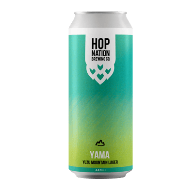 Hop Nation Yama Yuzu Mountain Lager Craft Beer Hop Nation Brewing Co