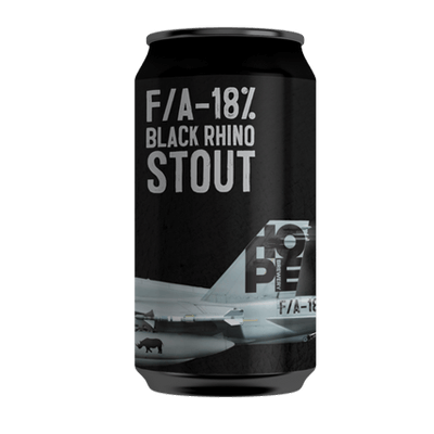 Hope F/A-18% Black Rhino Stout Single Craft Beer Hope Brewery
