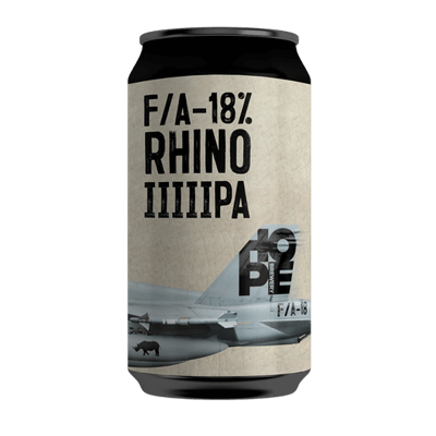 Hope FA-18% Rhino IIIIIPA Craft Beer Hope Brewery