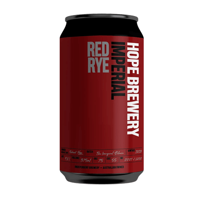 Hope Imperial Red Rye Craft Beer Hope Brewery