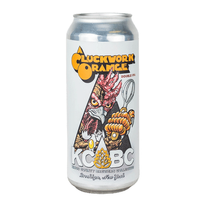 KCBC A Cluckwork Orange DDH DIPA with Orange Zest 473ml Can Craft Beer KCBC - Kings County Brewers Collective