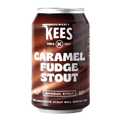 Kees Caramel Fudge Stout 330ml Can Craft Beer Brouwerij Kees