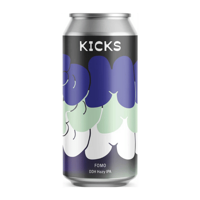 Kicks FOMO DDH Hazy IPA 440ml Can Craft Beer Kicks Brewing