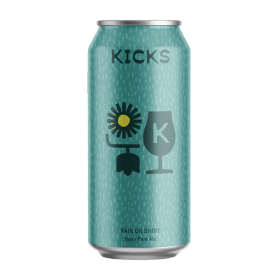 Kicks Rain Or Shine Hazy Pale Ale 440ml Can Kicks Brewing