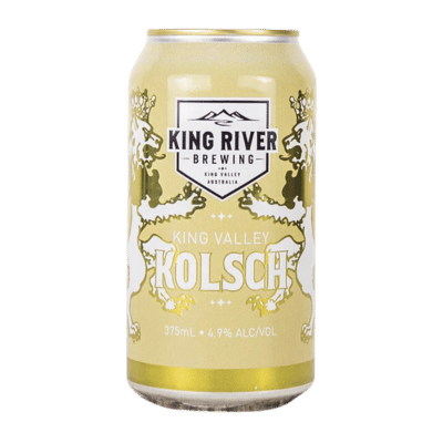 King River King Valley Kolsch 375ml Can Craft Beer King River Brewing