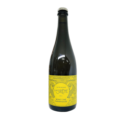La Sirene What the Farmhouse Wild Ale Single Craft Beer La Sirène Brewing