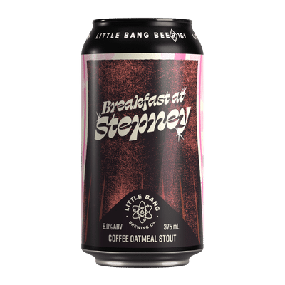 Little Bang Breakfast At Stepney Coffee Oatmeal Stout 375ml Can Craft Beer Little Bang Brewing Co