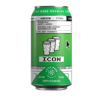 Little Bang Icon Hoppy Steam Ale Craft Beer Little Bang Brewing Co