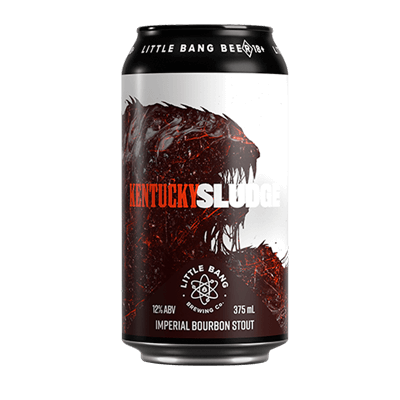 Little Bang Kentucky Sludge Imperial Bourbon Stout 375ml Can Craft Beer Little Bang Brewing Co