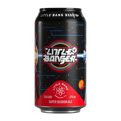 Little Bang Little Banger Super Session Ale 375ml Can Craft Beer Little Bang Brewing Co