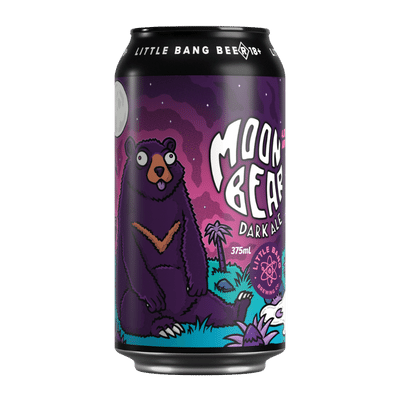 Little Bang Moon Bear Dark Ale 375ml Can Craft Beer Little Bang Brewing Co