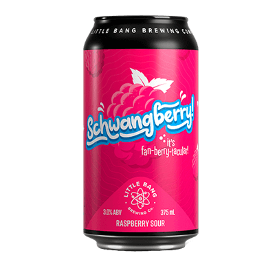 Little Bang Schwangberry! Raspberry Sour Craft Beer Little Bang Brewing Co