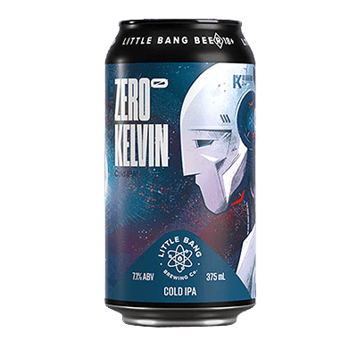 Little Bang Zero Kelvin Cold IPA 375ml Can Craft Beer Little Bang Brewing Co