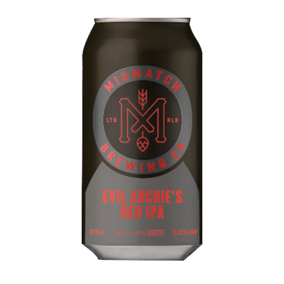 Mismatch Evil Archie's Red IPA Craft Beer Mismatch Brewing Company