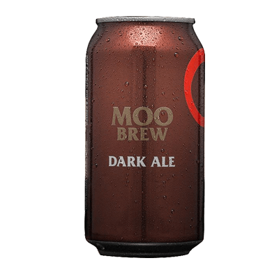 Moo Brew Dark Ale 375ml Can Craft Beer Moo Brew
