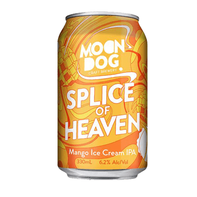 Moon Dog Splice of Heaven Mango Ice Cream IPA 330ml Can Craft Beer Moon Dog Craft Brewery