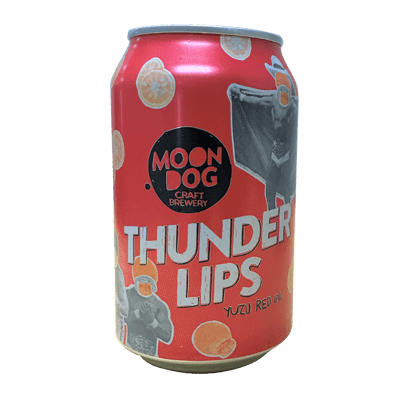 Moon Dog Thunder Lips Yuzu Red IPA 330ml Can Moon Dog Craft Brewery