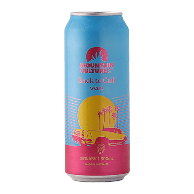 Mountain Culture Back To Cali West Coast IPA Craft Beer Mountain Culture Beer Co.