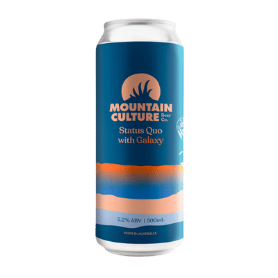 Mountain Culture Status Quo With Galaxy Hazy Pale Ale 500ml Can Craft Beer Mountain Culture Beer Co.