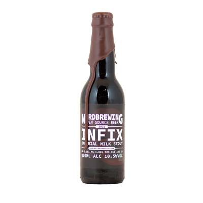 Nerd Infix 2021 Imperial Milk Stout Hazelnut Macchiato Edition 330ml Bottle Craft Beer Nerd