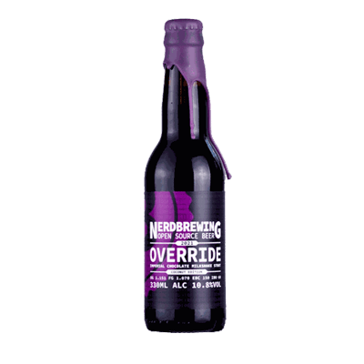 Nerd Override Coconut Edition Imperial Chocolate Milkshake Stout 330ml Bottle Craft Beer Nerd Brewing