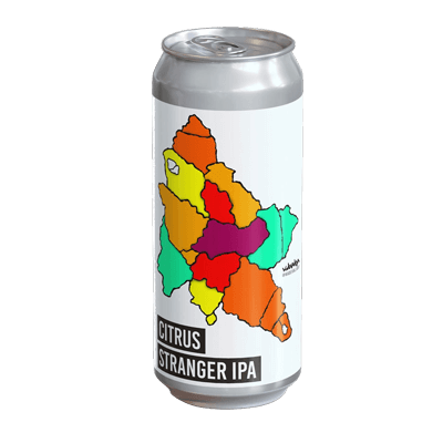 New England Citrus Stranger IPA Craft Beer New England Brewing Co.