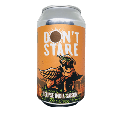 New England Don't Stare Eclipse India Saison Craft Beer New England Brewing Co.