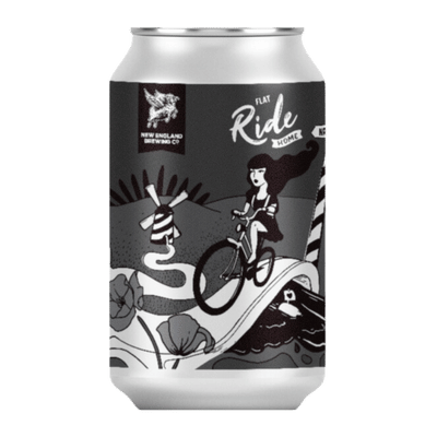 New England Flat Ride Home Dark Koyt 375ml Can Craft Beer New England Brewing Co.