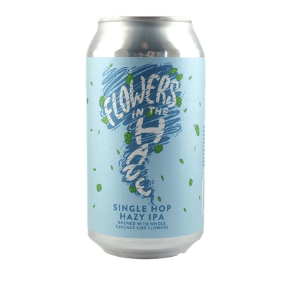 New England Flowers In the Haze Single Hop Cascade NEIPA 375ml Can Craft Beer New England Brewing Co.
